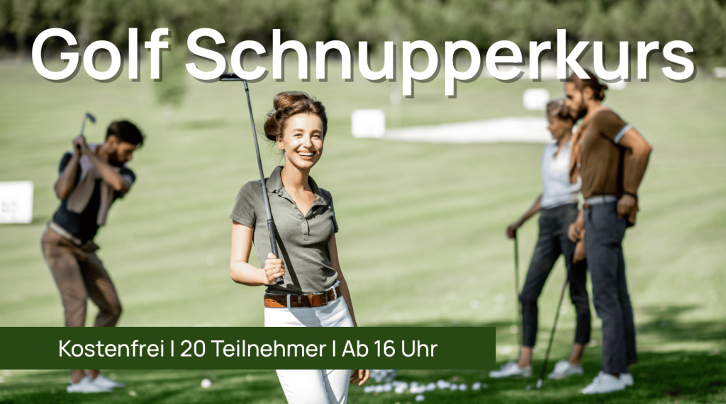 Golf Schnupperkurs.