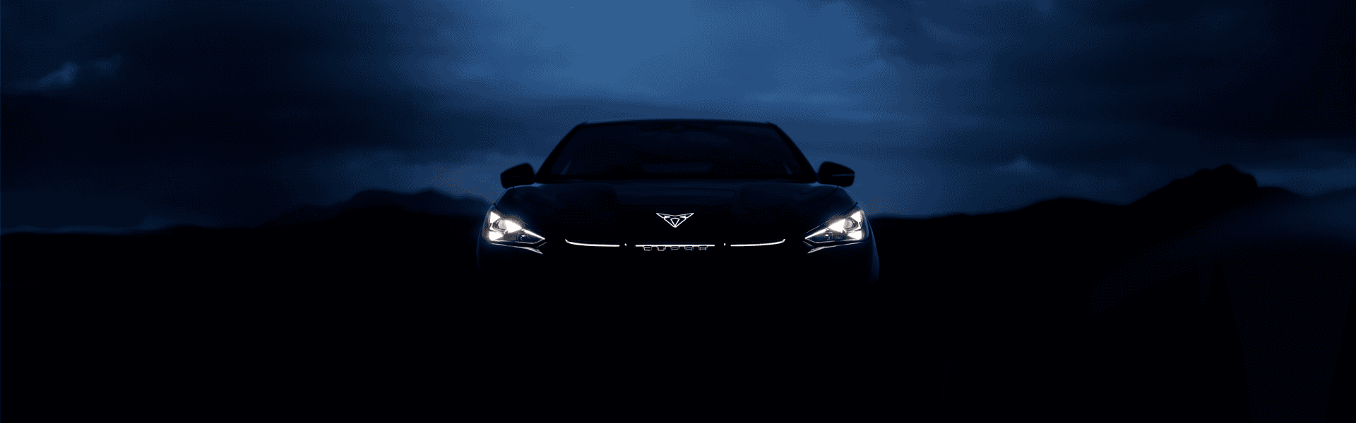 Cupra Auto bei Nacht.